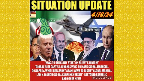 SITUATION UPDATE 4/16/24 - AI System Used To Bomb Gaza, Gcr/Judy Byington Update, Us Republic, WW3