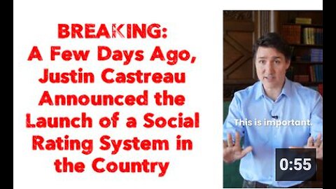 BREAKING: Justin Castreau Announced the Launch of a Social Rating System in the Country