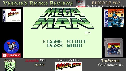 Let's Play Mega Man - Dr. Wily's Revenge | Game Boy | Review, Thoughts and More |