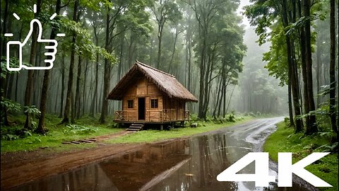 A traditional hut, a love story between man and nature