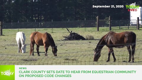 Clark County sets date to hear from equestrian community on proposed code changes