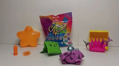 Barbie Color Reveal pet toy and card openings