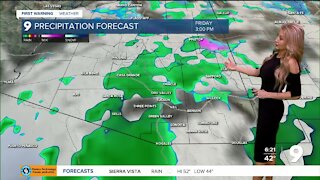 More rain and mountain snow coming