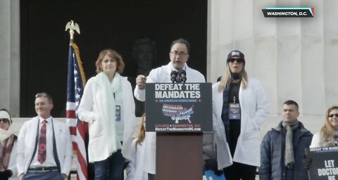 Dr. Richard Urso, Dr. Heather Gessling, & Dr. Lynn Fynn - Defeat the Mandates DC Rally