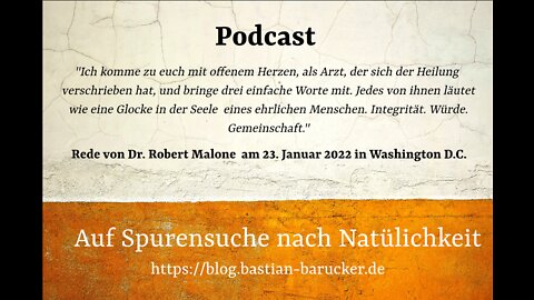Podcast // Rede Dr. Malone am 23. Januar 2022 in Washington D.C. auf Deutsch