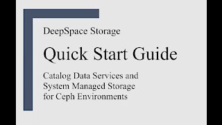 DeepSpace with CEPH QuickStart Guide - 1