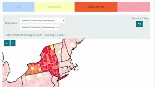 Erie County approaching CDC's "High Risk of Community Transmission" level