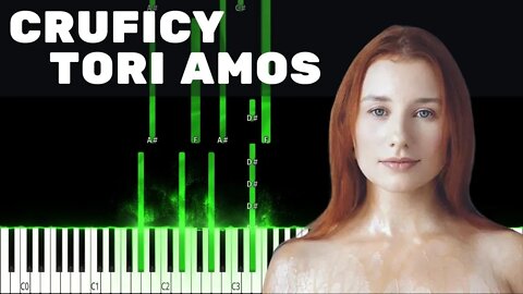 Crucify -Tori Amos Piano [Tutorial] Solo Music