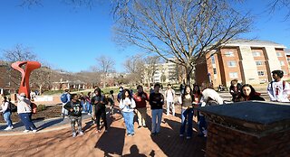 WKU: Quiet Day At First, Then Angry Black Female Who Has 2 Sodomite Dads Argues w/ Me About Homosexuality, Draws A Crowd of 40 Students, Passing Out Tons of Tracts, Exalting Jesus Christ