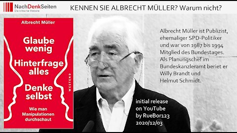 Albrecht Müller (Nachdenkseiten) (03.12.2020)