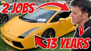 Cleaner & Shop Asst. Buys Lamborghini Gallardo After 13 Years!