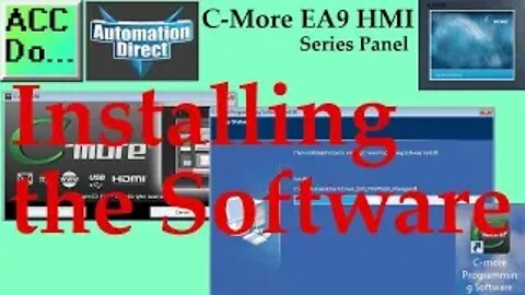 C-More EA9 HMI Series Panel Installing the Software