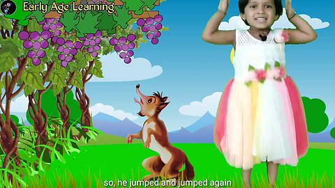 The Fox and the Grapes Story for Kids | Fox and grapes english story for nursery | Story Telling