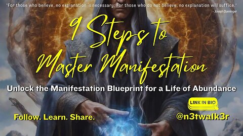 9 Steps to Master Manifestation: Unlock the Manifestation Blueprint for a Life of Abundance