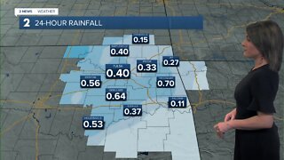 Storms Moving Out as Showers Linger this Morning