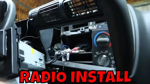 1996 CHEVY 350 V8 S-10 RADIO INSTALL