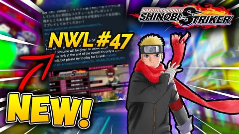 Ninja World League #47 Rewards [Naruto to Boruto: Shinobi Striker]