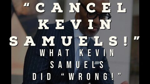 Kevin Samuels committed the ULTIMATE sin!