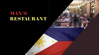 Eating at Max's Filipino Restaurant