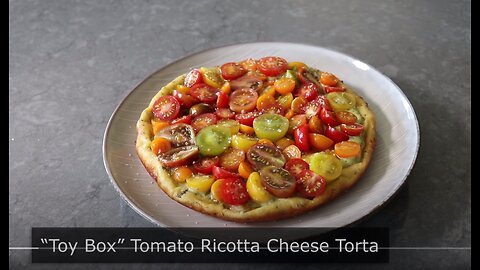 Crustless Tomato Ricotta Cheese Torta - Food Wishes
