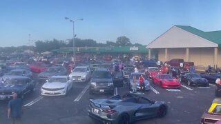 Family gives car show for young child