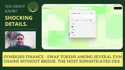 Symbiosis Finance - Swap Tokens Among Several EVM Chains Without Bridge. The Most Sophisticated Dex.