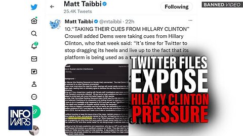 New Twitter Files Expose How Hilary Clinton And Democrats Pressured