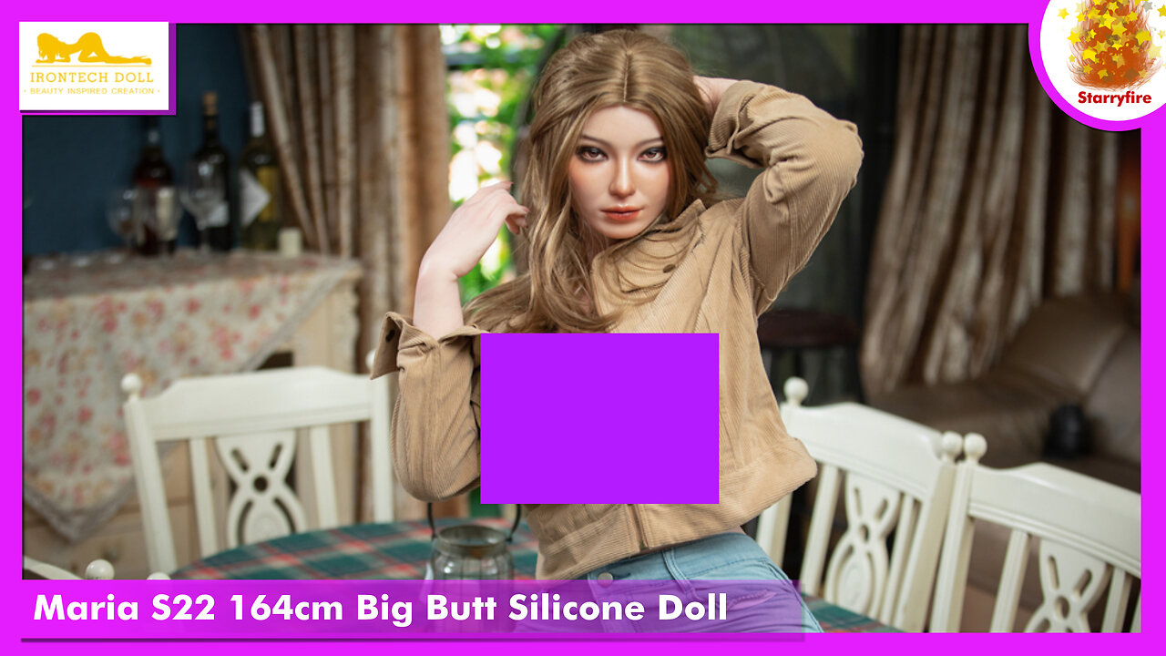 Maria S22 164cm Big Butt Silicone Doll Irontech Doll