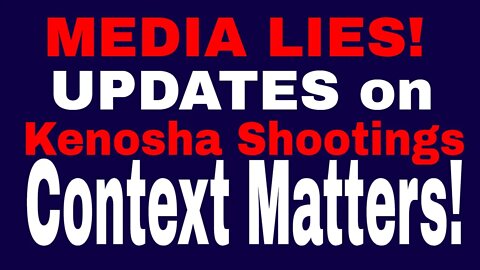 #Kenosha Shooter, #KyleRittenhouse more footage and context for #BLM riots ep 016