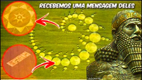 CROP CIRCLES com mensagens DA VOLTA DOS ANUNAKKI - Holograma Histórico
