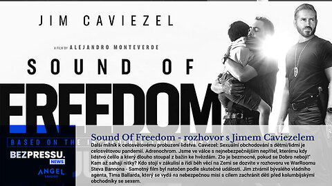 SOUND OF FREEDOM film - rozhovor s Jimem Caviezelem