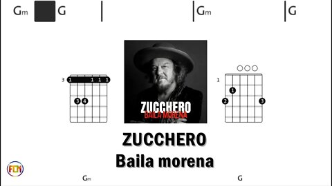 ZUCCHERO Baila morena - (Chords & Lyrics like a Karaoke) HD