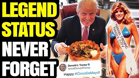 Trump Spent Cinco De Mayo Eating Taco Bowl On His Ex-Wife In A Bikini | Legend Status Achieved