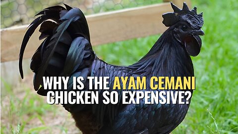 Why Is the Ayam Cemani Chicken So Expensive?