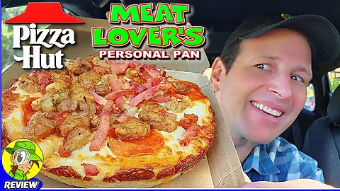 Pizza Hut® MEAT LOVER'S® PERSONAL PAN PIZZA Review 🍕🍖🥰 First Time Trying! 👀 Peep THIS Out! 🕵️‍♂️