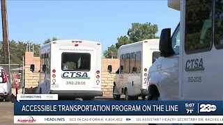 Accessible transportation program on the line