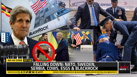 No-Go Zone: Falling Down, NATO, Sweden, Serbia, Cows, ESGs & BlackRock