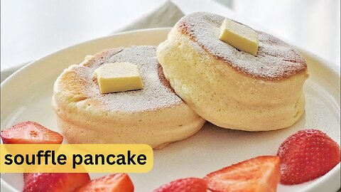 Souffle Pancake With One Egg | asmr