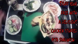 What's cooking with the Bear? Chicken Pita pockets #cooking #greekfood