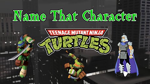 Guess the Teenage Mutant Ninja Turtles / TMNT guessing mini-game