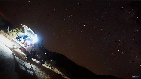 Sky-Watching at Red Mountain in California's Mojave Desert