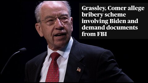 The FBI Is Targeting Christians - Senator Chuck Grassley Of Iowa