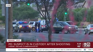 Suspect in custody after shooting involving police in west Phoenix