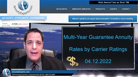 MYG Annuity or Multi Year Guarantee Annuity - Rates by company Ratings - Who is HOT and who us NOT