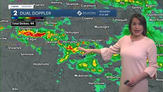 Scattered Rain & T-Storms Today