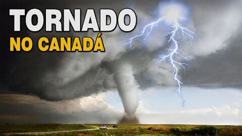 Canada doomsday tornado! ⚠️ A scary tornado destroys the city of Barrie, Ontario!