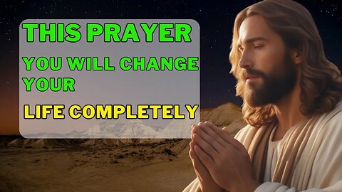 ✝️After 5 days of doing this 💕Prayer to God and Jesus Christ My life began to change🙏