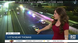 Trooper hit by vehicle along I-17