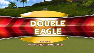 Golden Tee Great Shot on Easter Island!