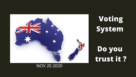 Voting Australia & NewZealand